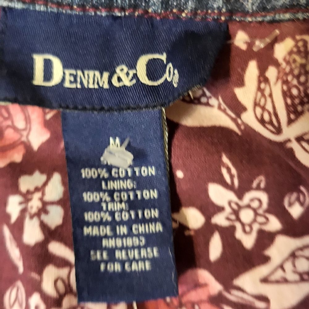 Denim & Co. Jean Jacket - Picture 14 of 16